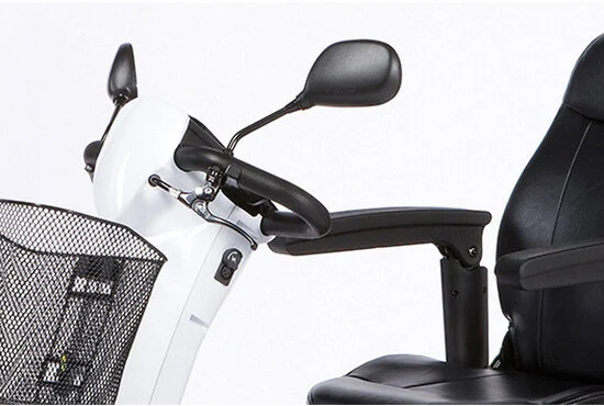 Spiegel voor uw scootmobiel — Universeel met een klem om het stuur (set)