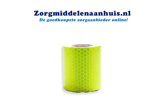 Reflectie tape 300 x 5 cm geel