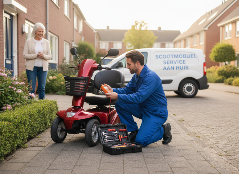 Scootmobiel onderhoud aan huis