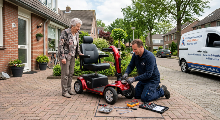 Scootmobiel reparatie aan huis