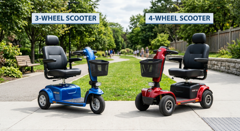 3-wiel of 4-wiel scootmobiel: wat is voor u de beste keuze?